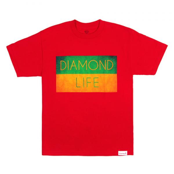 DIAMOND LIFE FLAG-RED