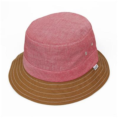 CHAMBRAY FIELD BUCKET-RED