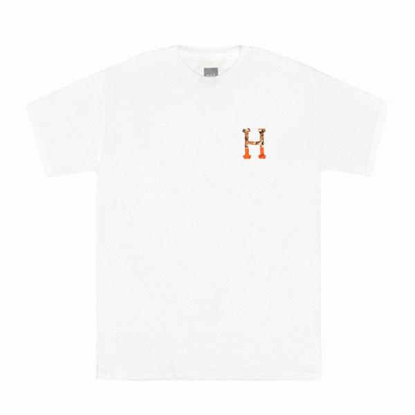 CLASSIC H DIPPED CAMO SS TEE - WHT
