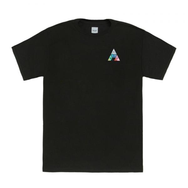 TRIANGLE PRISM TEE-BLK