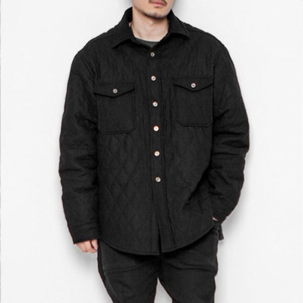 2016 BLACK WIDE QUILTED SHIRTS