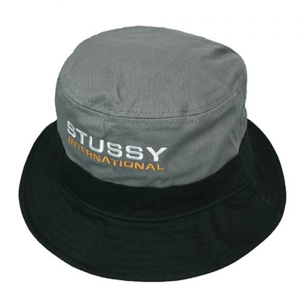 STUSSY INTL. BUCKET HAT - BLK