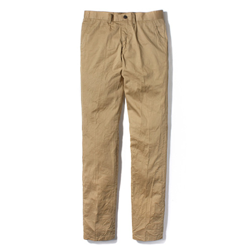 WASHED CHINO PANTS [BEIGE]