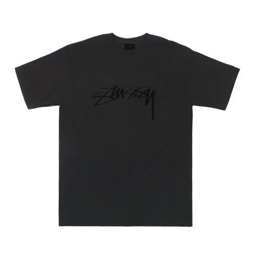 SMOOTH STOCK PIG. DYED TEE-BLK(blk)