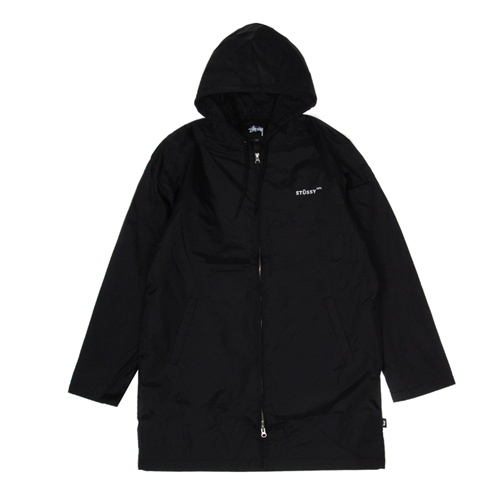 INSULATED LONG HOODED COACH-BLK
