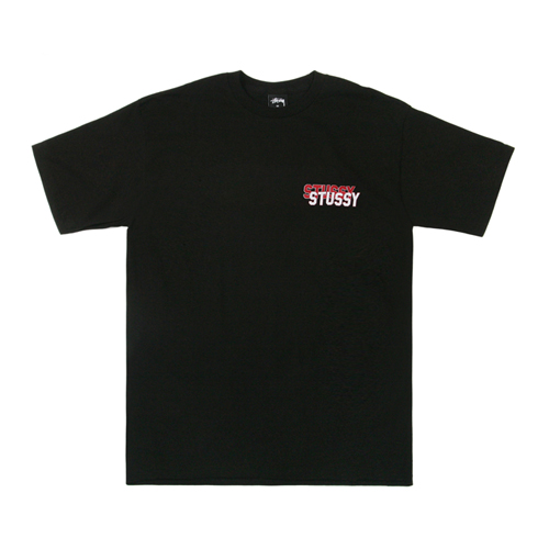 DOUBLE TIME TEE-BLK