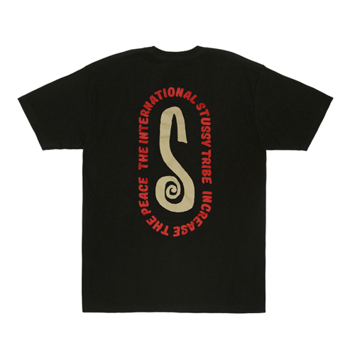 CURLY S INT. TEE-BLK