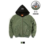 Hood MA-1 Padding Jacket Khaki