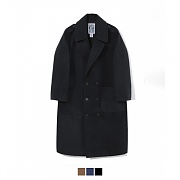 XX Lapel Double Breasted Coat