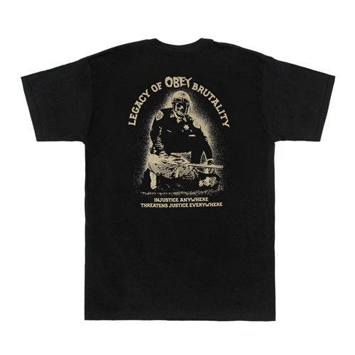 (163081360)OBEY LEGACY OF BRUTALITY TEE-BLK