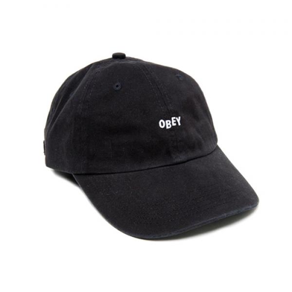 (100580037)JUMBLE BAR HAT II 6 PANEL HAT-BLK