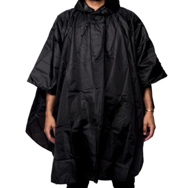 THRASHER PACKABLE PONCHO(none)-BLK