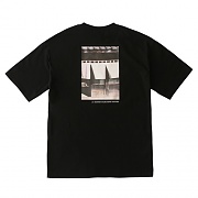 Back Printing Short Sleeve T-shirt 01_Black
