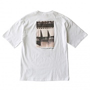Back Printing Short Sleeve T-shirt 01_White