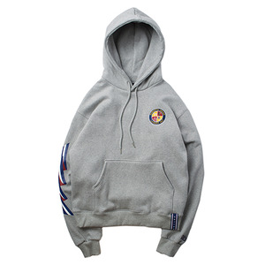CEREMONY TAPE WIDE HOODIE_GRAY