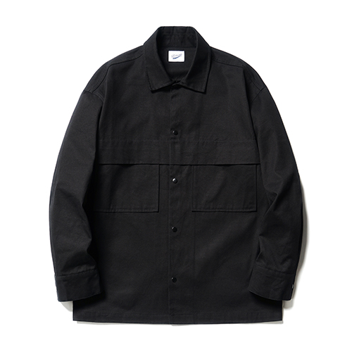 Fatigue Pocket Shirt Jacket Black