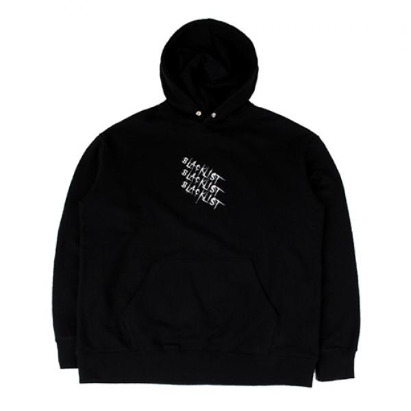 Blacklist Triple Slash Hoodie Sweatshirts - BK