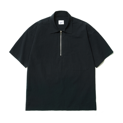 Ripstop Pullover 1/2 Shirts Black
