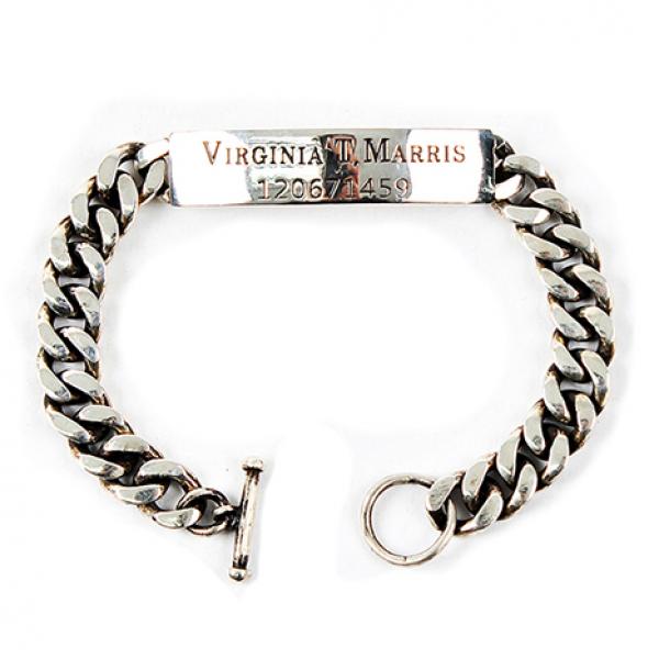 AGINGCCC X BLESS BELL 1939  ID SILVER BRACELET