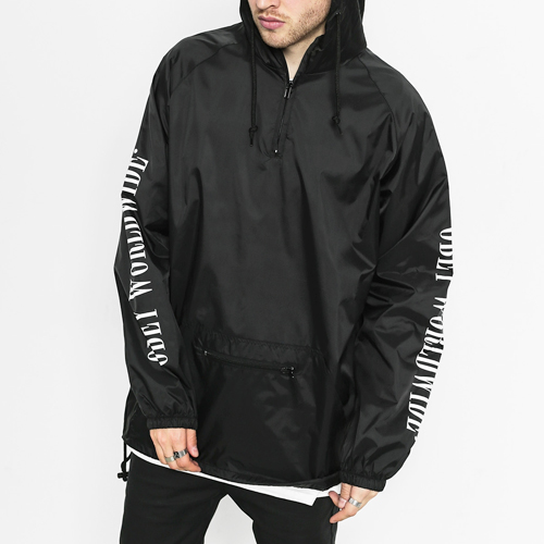 (126261517)OBEY NEW TIMES WORLDWIDE ANORAK-BLK