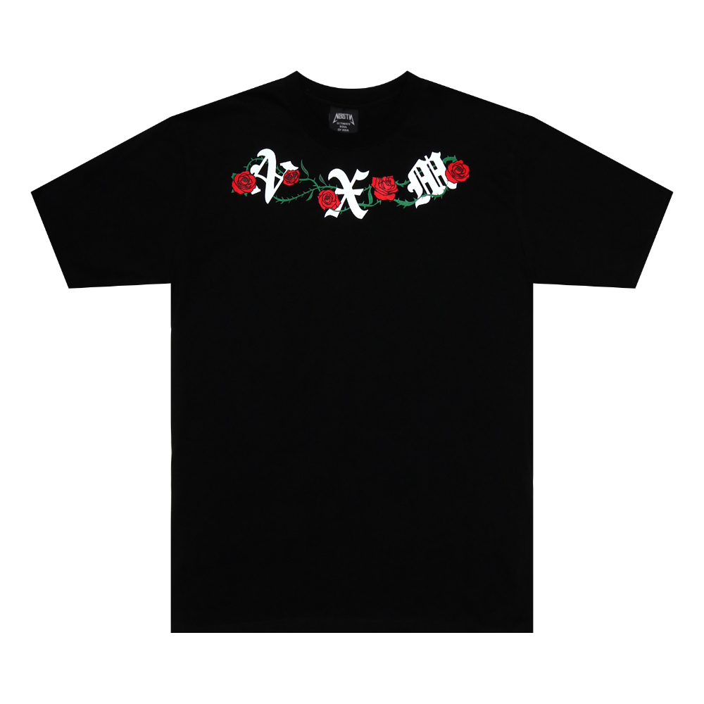 [NYPM] NOISE ROSE TEE (BLK)