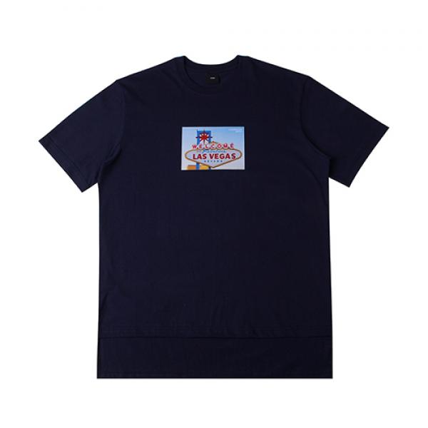 Peerless Wellas 1/2 T-Shirts - Navy
