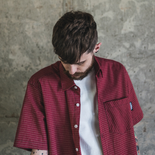 UNISEX Has Check Shirt-Red