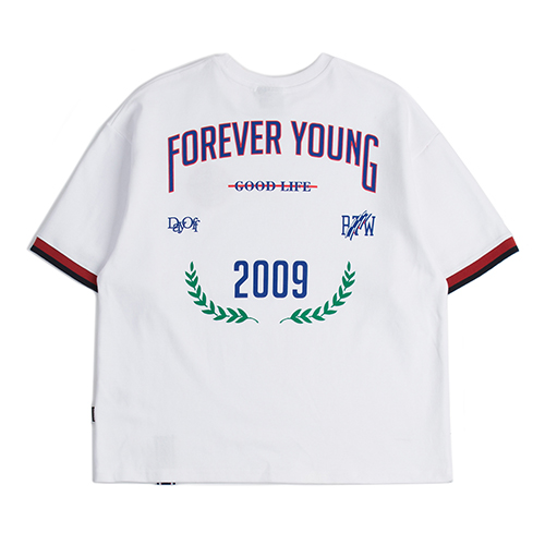 FOREVER YOUNG T SHIRT_WHITE