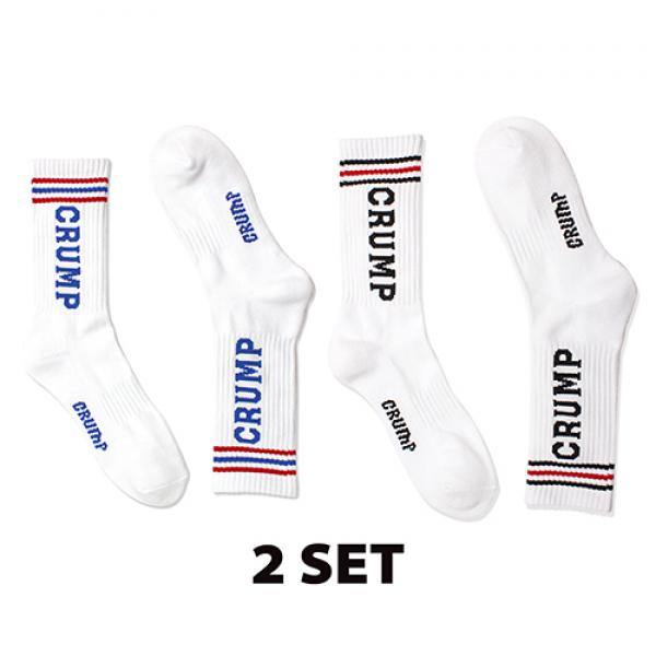 crump logo socks (CA0002-2)-2set
