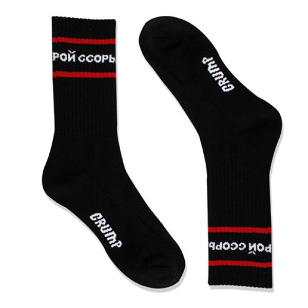 crump lettering socks (CA0003)