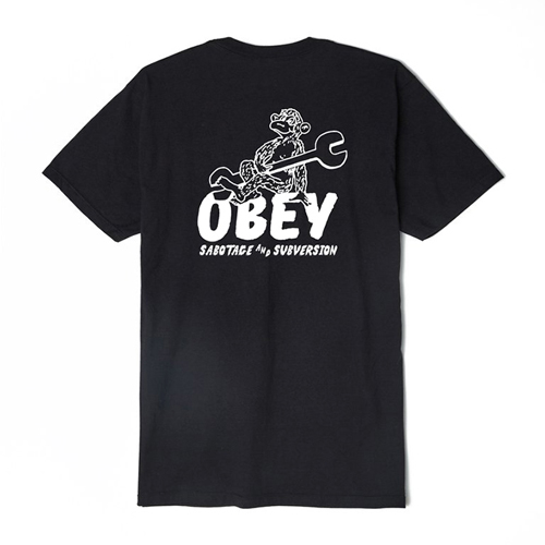 (163081552)MONKEY WRENCH TEE-BLK