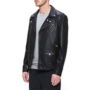 (121800239)BASTARDS PU JACKET-BLACK