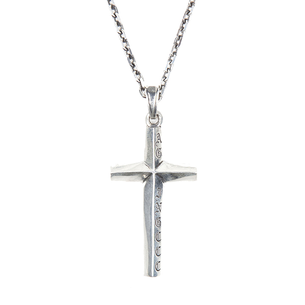 #128 OLD SIDE CROSS NECKLACE