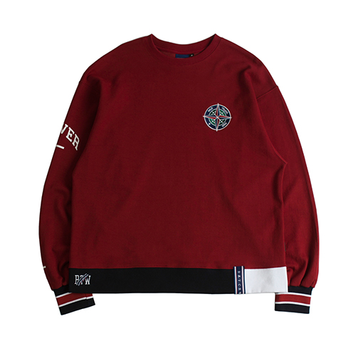 FOREVER YOUNG SWEAT SHIRT_BURGUNDY