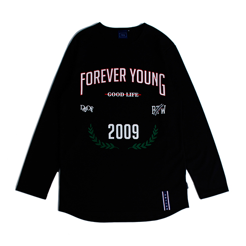 FOREVER YOUNG LONG SLEEVE_BLACK