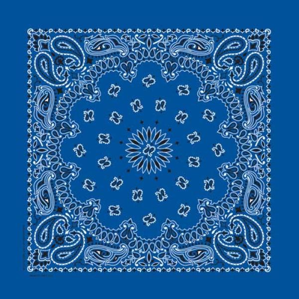 Paisley Bandana-BLUE