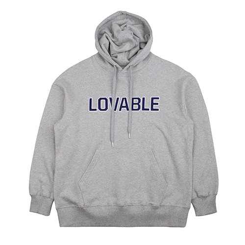 Lovable Cotton Dropshoulder Hoodie Sweatshirts - Melange