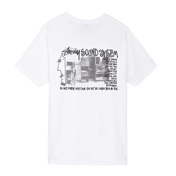 SOUNDS SYSTEM TEE-WHITE