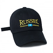 [ĽĮ] RUSSEL 6P CAP BLACK