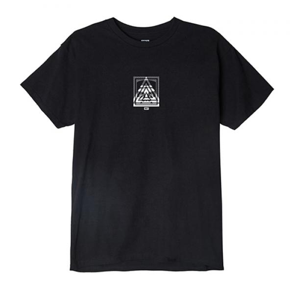 (163081621)OBEY 3 FACE TOP PYRAMID TEE-BLK