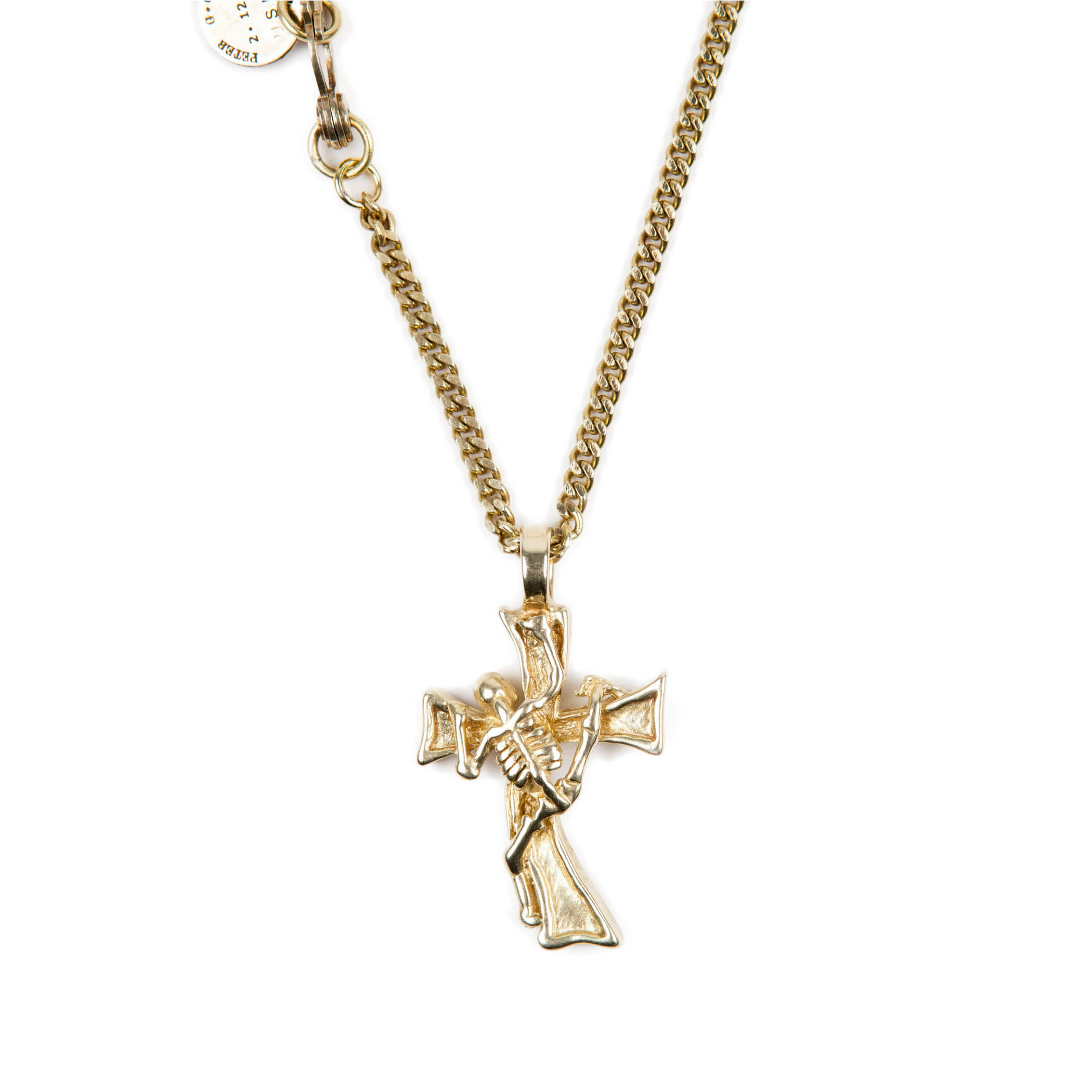 253# MEXICAN CROSS&SKULL NECKLACE