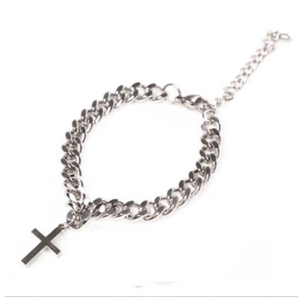 [Surgical Steel] Cross Bracelet SILVER