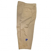 LOOSE-FIT BASIC CHINO PANTS-BEIGE
