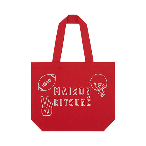 FOOTBALL EMBRODERY TOTE BAG