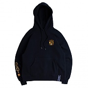 MY DAY LETTERING HOODIE_NAVY