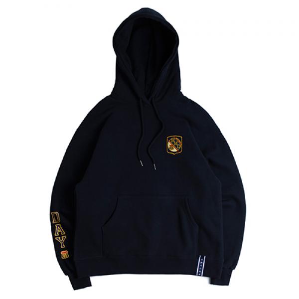 MY DAY LETTERING HOODIE_NAVY