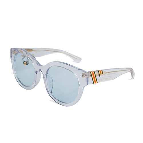CEREMONY TAPE SUNGLASSES_CLEAR-BLUE