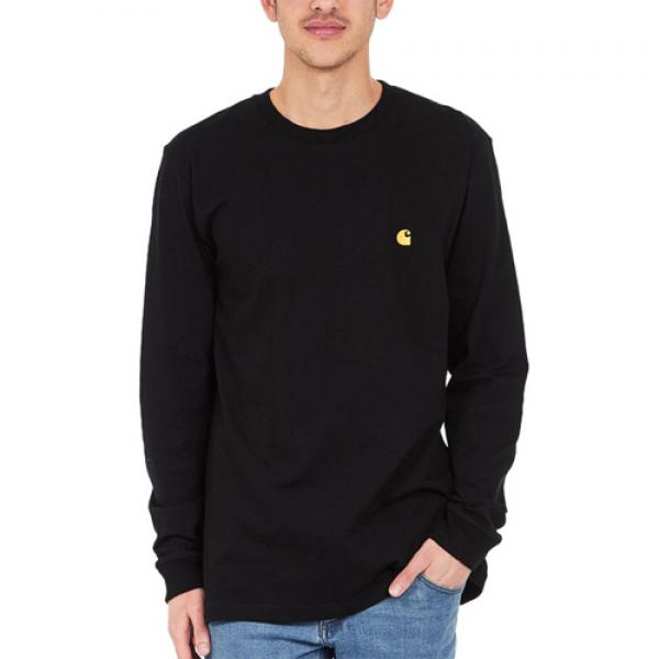 (I022923)L/S CHASE T-SHIRT-BLK