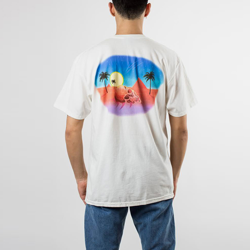 OASIS PIG. DYED TEE-NATURAL