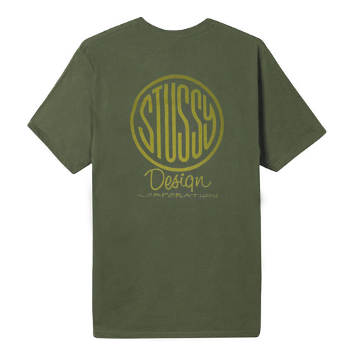 DESIGN CORP. PIG. DYED TEE-OLIVE